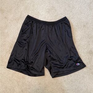 Champion Mesh Shorts Men’s Black Athletic Basketball Gym Shorts
